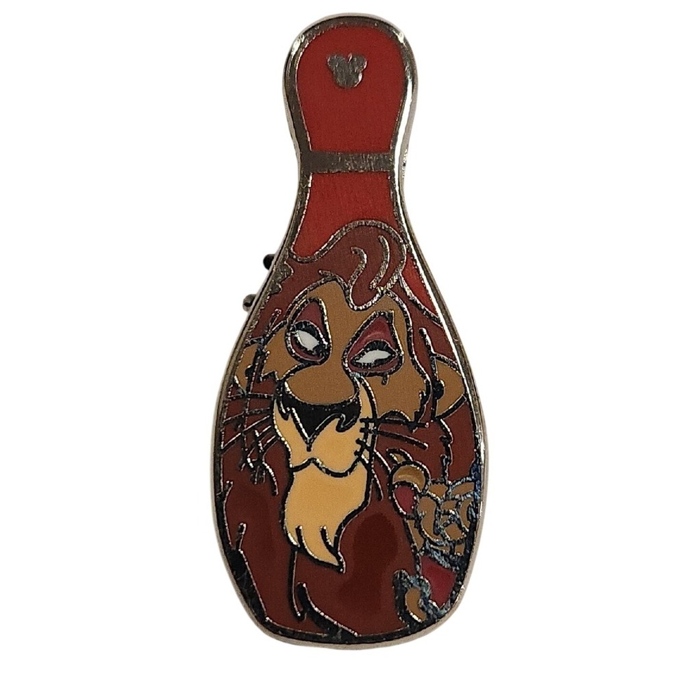 Disney‎ Pin Lion King Scar Villain bowl Movie Film Live-Action Animation D-90